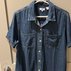 Levi’s denim dress NWT size XL